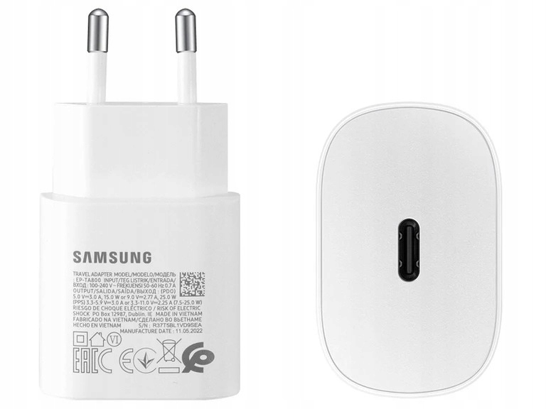 Samsung EP-TA800NBEGEU nástenná nabíjačka 3000 mA 5 V čierna + USB typ C zástrčka GSM nabíjacieho portu Veľkoobchod bezfarebná